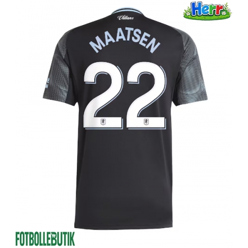 Aston Villa Ian Maatsen #22 Bortatröja 2025-26 Kortärmad